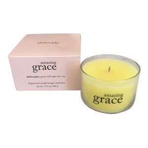 Philosophy Amazing Grace Fragranced Candle in Glass holder~ New In Box!!  3.75oz